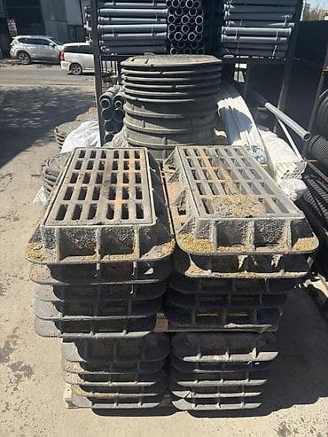 Ливнеприёмники (решётки дождеприёмные) чугунные Описание: - Материал