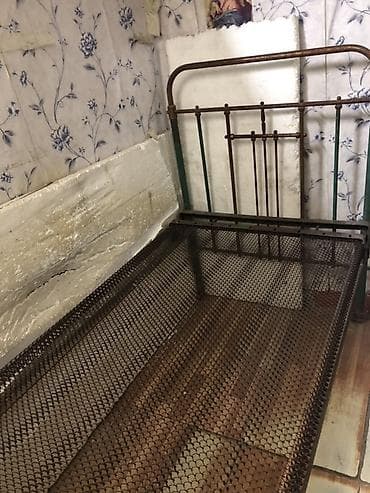 кроват метал: Продаю советскую кровать Металлическая односпальная кровать с сетчатым — 3