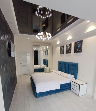 квартира бишкек узак монотко: 2 бөлмө, Унаа токтотуучу жай, Душ кабинасы, Алдын ала ээлөө — 1