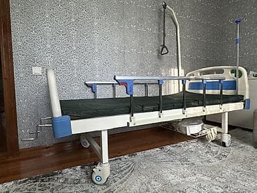 Медициналык эмерек: Функциональная медицинская кровать с механическими приводами - — 2