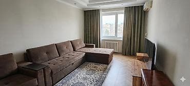 osh flat: 2 комнаты, 59 м², 12 мкр 106 серия, 9 этаж, Косметический ремонт — 1
