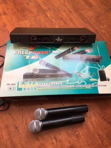 без проводной микрофон: Радиосистема с 2 беспроводными микрофонами. Пользовались только 3 — 3