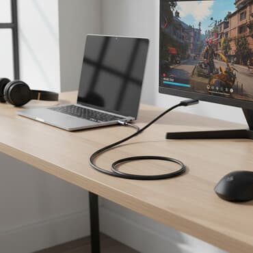 Адаптер-кабель USB‑C → HDMI - Вывод изображения с устройств с USB‑C at lalafo.kg Адаптер-кабель USB‑C → HDMI - Вывод изображения с устройств с USB‑C