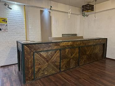 ОШ | Ресепшн / барная стойка из массива дерева Реальным клиентам