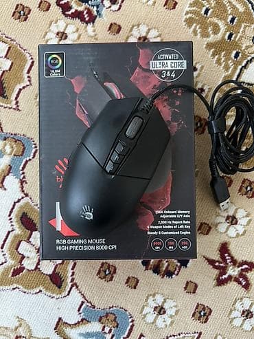 a way out: Игровая мышь Bloody P91s - Проводная RGB‑мышь с подсветкой В — 1