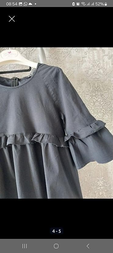 Жеке буюмдар: Күнүмдүк көйнөк, Туркия, Күз-жаз, Узун модель, Пахта, Оверсайз, M — 2