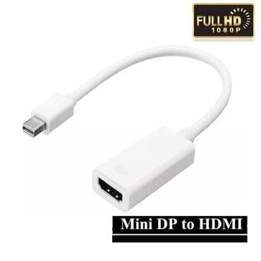 адаптер hdmi displayport: Адаптер переходник mini DP на HDMI (male - female) — 1