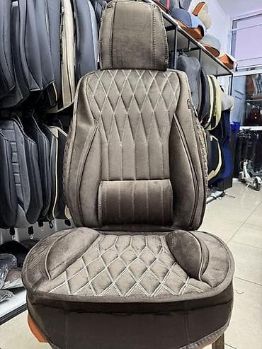 авто сидение: Чехлы Велюровые, цвет - Черный — 4