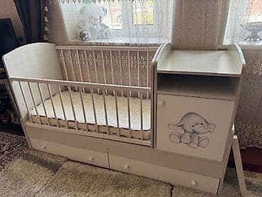 рож: Детская кровать трансформер, Другой тип, цвет - Белый — 2