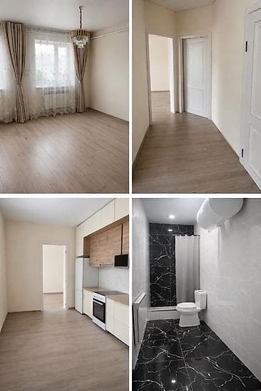 дом ремонт: 3 комнаты, 90 м², Косметический ремонт — 1