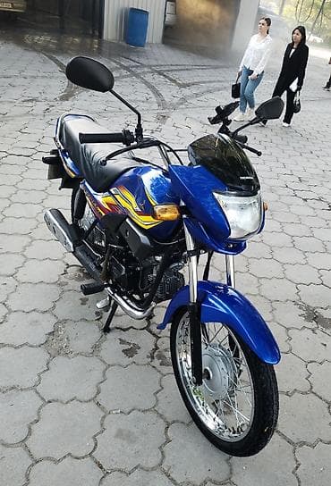 2 тактный: Классический мотоцикл Honda, 100 куб. см, Бензин, Взрослый, Б/у — 1