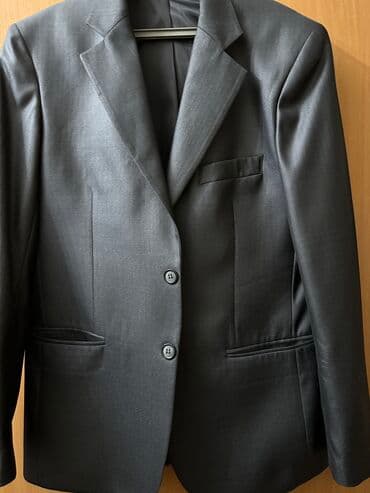 Пиджаки мужские серый 44-46 р черный 48 р сом отличные торг есть на