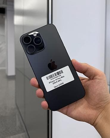 обмен на iphone: IPhone 15 Pro Max, Б/у, 256 ГБ, Black Titanium, Защитное стекло, Чехол, В рассрочку, 88 % — 1
