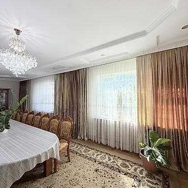 Классический комплект штор для гостиной/столовой - Двухслойное at lalafo.kg Классический комплект штор для гостиной/столовой - Двухслойное