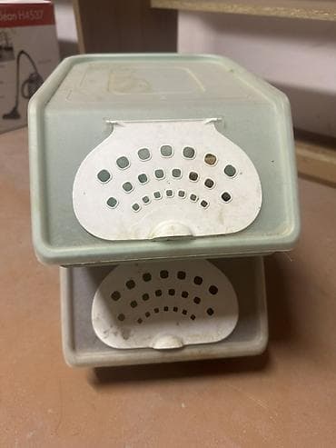 Ашкана буюмдары: Тамак-аш контейнери, түсү - Боз, Өзү алып кетүү — 2