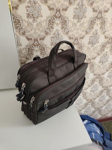 сумка папка: Сумка для ноутбука/деловая сумка, многоотсечная 300 сом - — 5