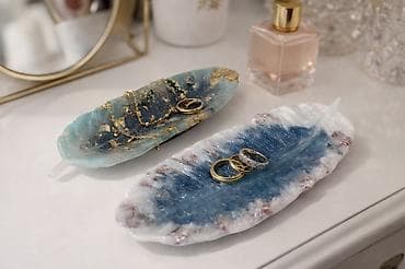 для аксессуаров: Авторские подставки и тарелочки из эпоксидной смолы - Коллекция в — 2