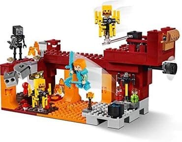 лего дом: Набор Лего Майнкрафт «Мост ифрита», мало б/у, все детали на месте, без — 3