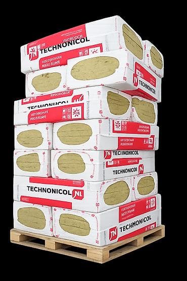 Минераловатная изоляция TECHNONICOL (каменная вата) в упаковках на