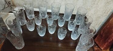 продаю пивные кружки: Набор гранёной хрустальной посуды советского образца.(Можно отдельно) — 3