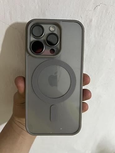 айфоны в цуме: IPhone 15 Pro, Б/у, 256 ГБ, Natural Titanium, Чехол, 83 % — 3