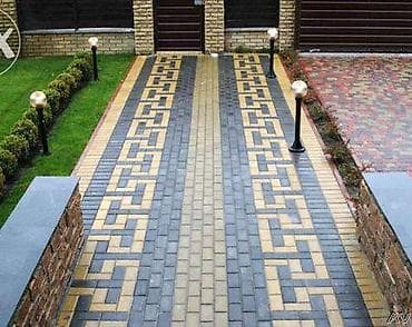 участок мраморное: Тротуарная плитка и укладка «под ключ» - Изготовление и монтаж — 4