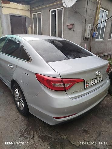 Унаа сатуу: Hyundai Sonata: 2017 г., 2 л, Автомат, Газ, Седан — 2