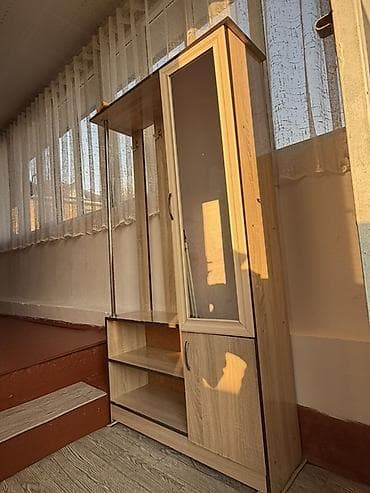 зеркало с подсветкой купить: Прихожая/шкаф-гардероб комбинированный из ЛДСП в цвете светлый дуб. - — 2