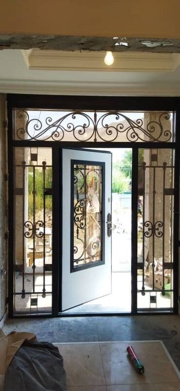 ворота для гаража цена: Двери в частный дом, Металл, Бронированные, Другая страна производитель, Новый — 1