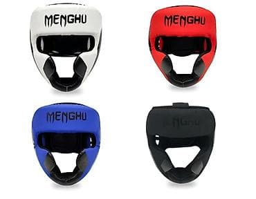 hand grip: Защита головы MENGHU для единоборств - Тип: тренировочный шлем с — 1
