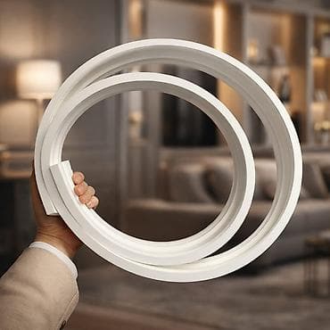 цена обоев: Гибкий плинтус ИССЫК-КУЛЬ 🇰🇬 - Размер профиля: высота 100 мм толщина — 4