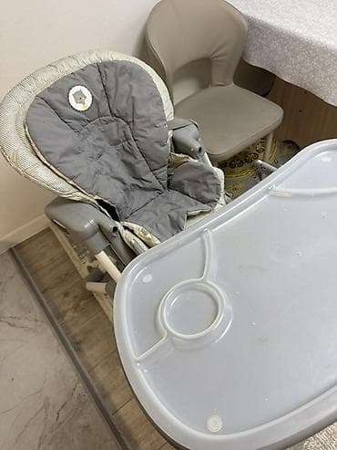 Детский транспорт: Детский стульчик для кормления - Универсальная модель с высокой — 4