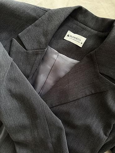 блейзер: Женский жакет Bonnitto Collection, цвет графит - Дизайн: приталенный — 3