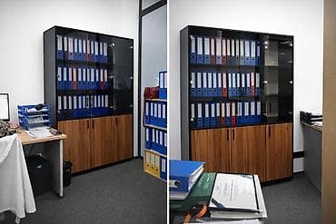 Офисный шкаф, Новый, цвет - Черный, Другой материал at lalafo.kg Офисный шкаф, Новый, цвет - Черный, Другой материал