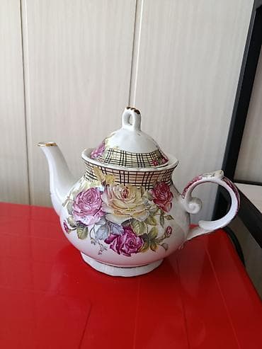 краник самовара: Чайник с крышкой, классическая формы — 1