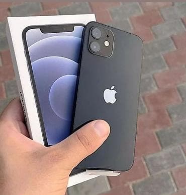 стиральная машина б: IPhone 12, Б/у, 128 ГБ, Черный, Коробка, 74 % — 1