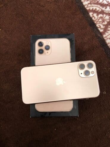 магнитола сабвуфер: IPhone 11 Pro, Золотой, Коробка — 1