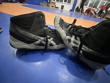 Мужские кроссовки, 39, Asics, Б/у, цвет - Серый, Самовывоз