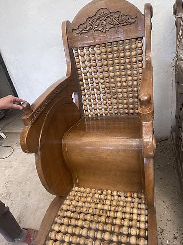 Массажные кресла: Кресла-качалка, цвет - Коричневый — 1