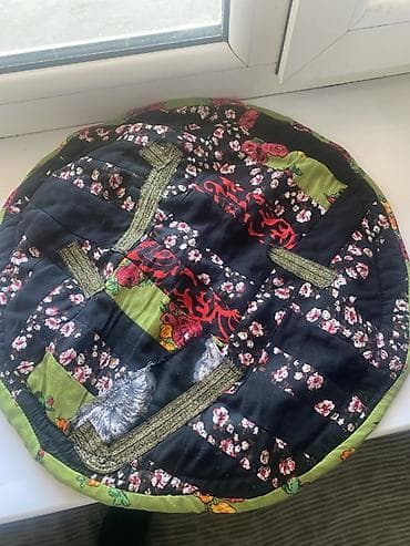 окуу кийим: Круглые текстильные надстульчники подставки коврики набор) — 3