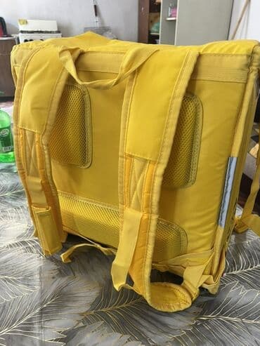 армейские ножи: Терморюкзак для доставки еды, выполненный в ярком желтом цвете с — 2