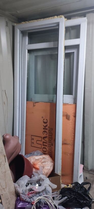 шкафы для балкона: Готовое пластиковое окно, Тип окна: Балконные, Без установки, Без рассрочки — 2