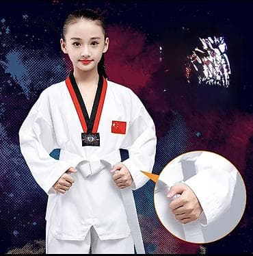 ПРОДАЕТСЯ ФОРМА ДЛЯ ТАЭКВОНДО (новая) Размер не подошел. 12-15лет