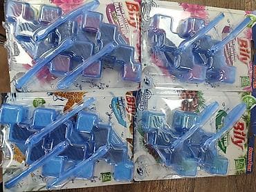 химия для септика: Освежители и чистящие блоки для унитаза Bily (подвесные кассеты). - — 1