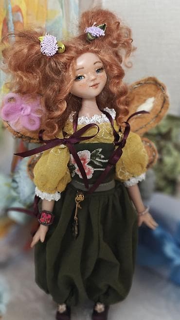 сколько стоит кукла лабубу: Авторская Кукла-фея "Минутка" ручной работы - Рост примерно 29см. - — 2