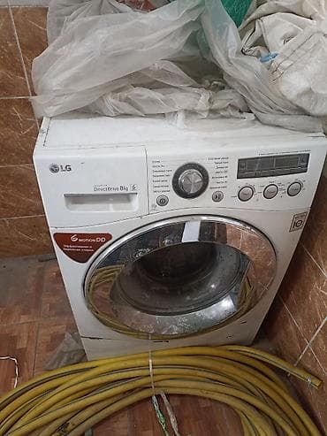 technics sl: Стиральная машина LG Inverter Direct Drive 8 кг, фронтальная загрузка — 5