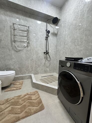 квартиры бишкек на аренду: 2 комнаты, Агентство недвижимости, Без подселения, С мебелью полностью — 12