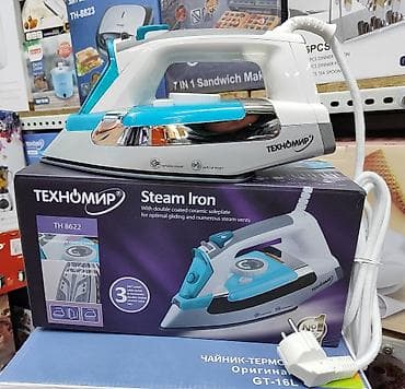Утюг Техномир TH-8622 Мощность 0Вт С керамической покрытием. Объем