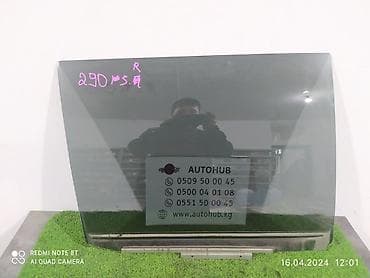 Стекло двери TOYOTA Kluger ANH10W 2400 2AZ-FE 2002 задн. прав. (б/у)