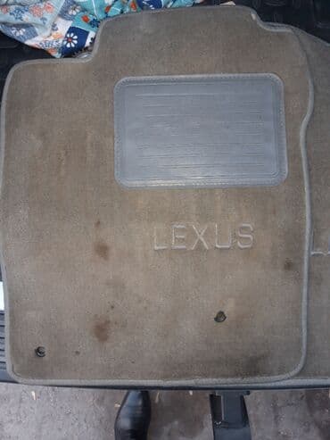 gx470 зеркало: Родные Ворсовые Полики Для салона Lexus, цвет - Серый, Б/у, Самовывоз — 2